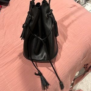 Large Black Satchel Purse